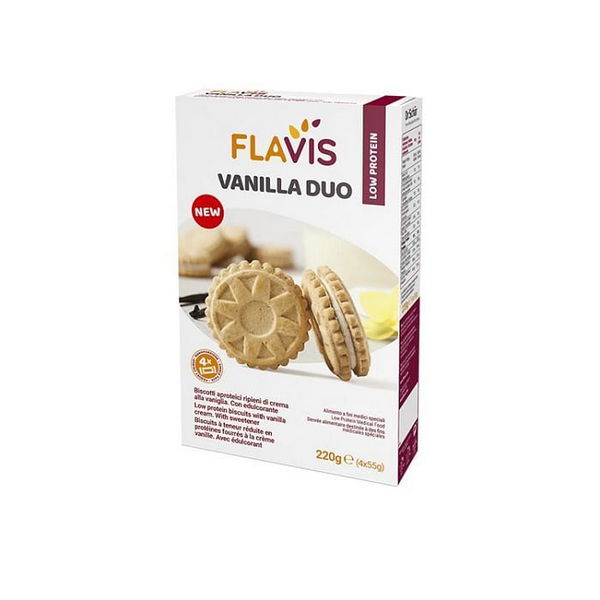 FLAVIS Vanilla Duo - Frollini ripieni di crema alla vaniglia 220 g - Immagine 7