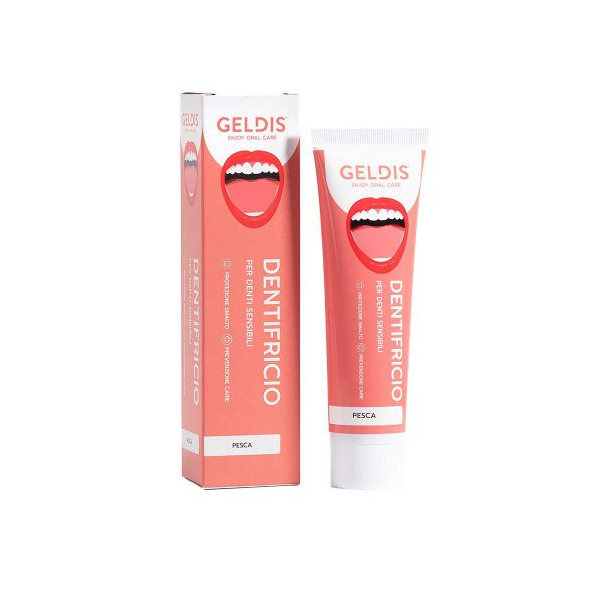 Geldis Dentifricio Alla Pesca Rosa