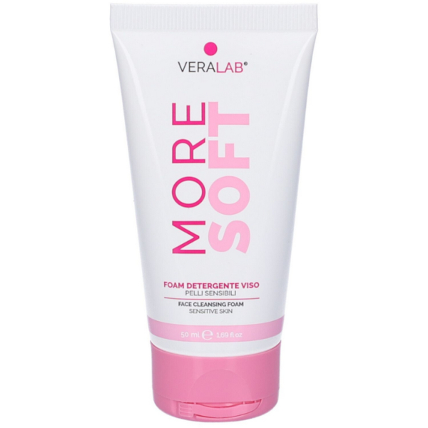 Veralab Unisex Bianca/Lilla Detergenti Viso More Soft 50Ml - Mousse Detergente Viso - Immagine 2