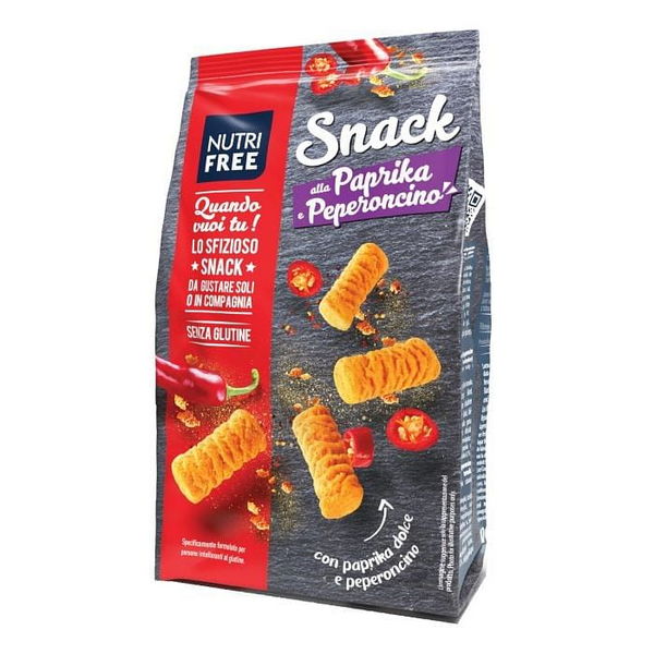 Nutrifree Snack Salati Senza Glutine Gusto Paprica E Peperoncino - 100 G - Immagine 4
