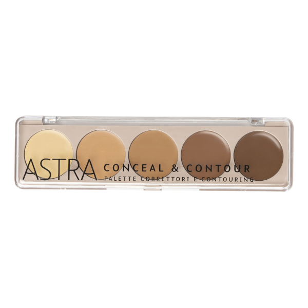 Astra Giallo Conceal & Contour Palette Viso - Immagine 7