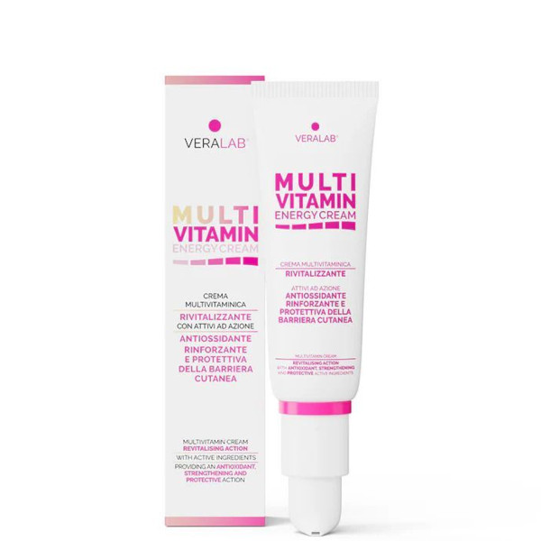 Veralab Crema Multivitamin Energy Cream - Viso Antiossidante Rinforzante 50 Ml - Immagine 2