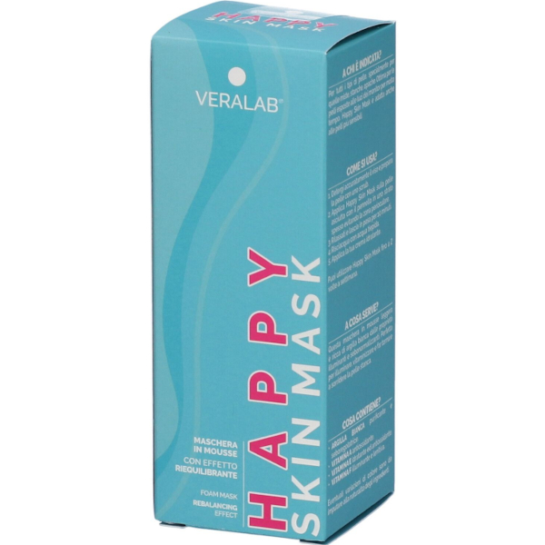 VERALAB Happy Skin Mask - Mousse Viso Illuminante, Riequilibrante E Uniformante 50 ml - Immagine 3