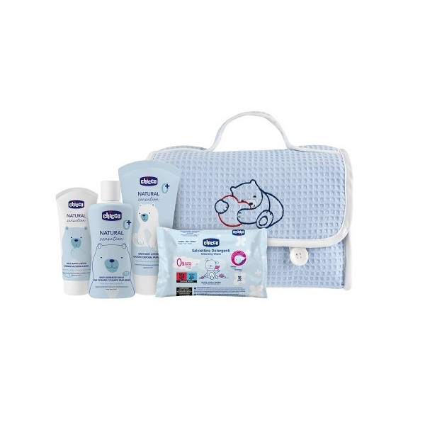 Chicco | Natural Sensation Chicco Natural Sensation Beauty Blu 1 Pz Set Bambino - Immagine 8