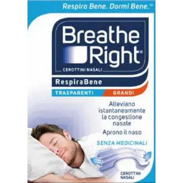 Cerotti Nasali Trasparenti Grandi 10 Pezzi - Breathe Right - Immagine 5