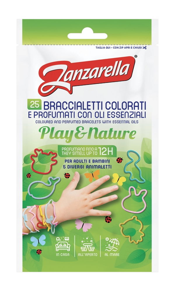 Coswell Spa Zanzarella Braccialetti Paly&Nature 25 Pezzi - Immagine 5