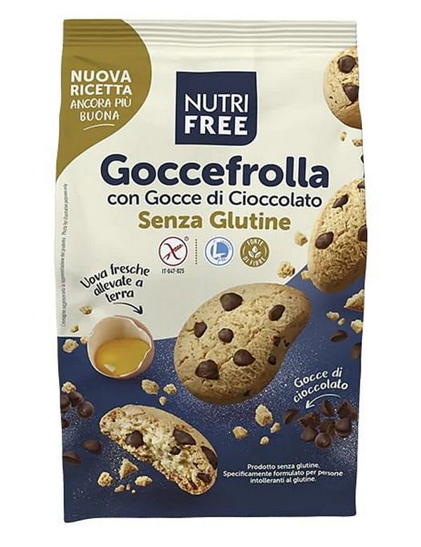 Nutrifree Goccefrolla Con Gocce Di Cioccolato Senza Glutine E Senza Lattosio 300 G - Immagine 5