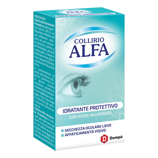 Alfa Collirio Idratante e Protettivo - Per affaticamento visivo e secchezza occasionale - 10 ml - Immagine 10