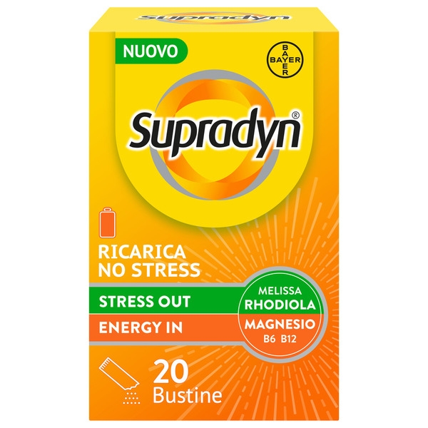 Supradyn Ricarica No Stress - Integratore alimentare per stanchezza fisica e stress - 20 Bustine - Immagine 6