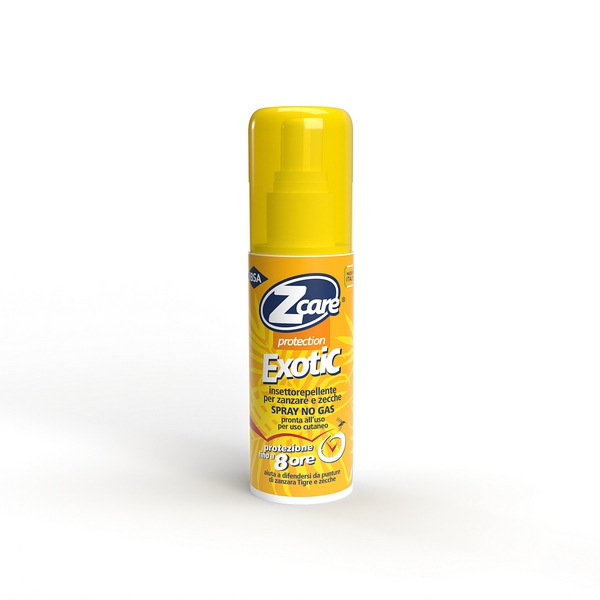 Ibsa Farmaceutici Zcare Protection Exotic Insettorepellente Zanzare E Zecche Spray No Gas 100 Ml - Immagine 4
