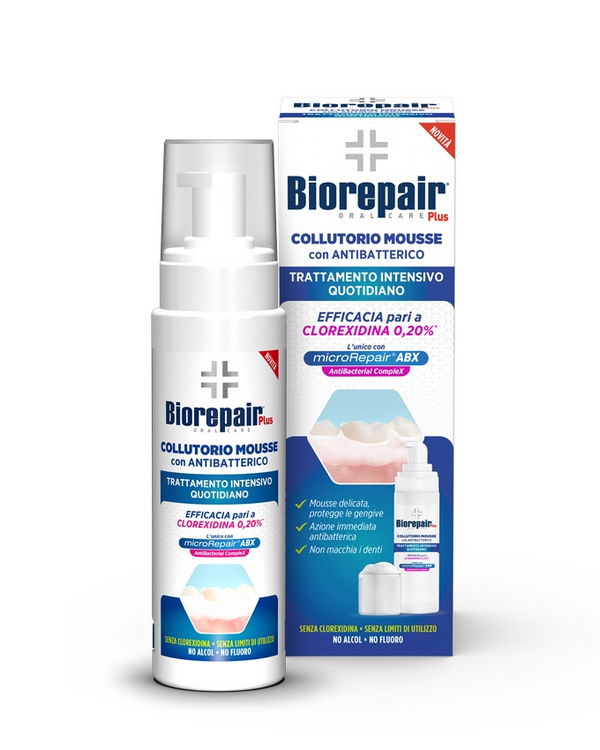 Biorepair Plus Collutorio Mousse Antibatterico 200 Ml - Immagine 9