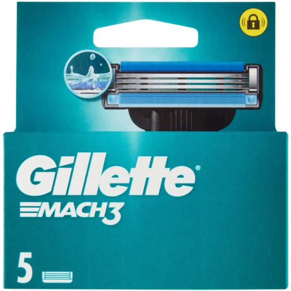 Gillette Macth3 5 Lamette Per Rasoio Manuale - Immagine 8