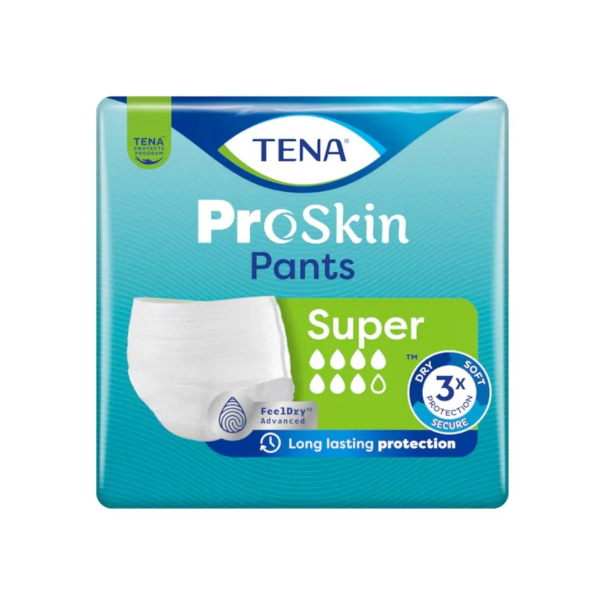 TENA ProSkin Pants Super Incontinenza Taglia L 10 Pezzi
