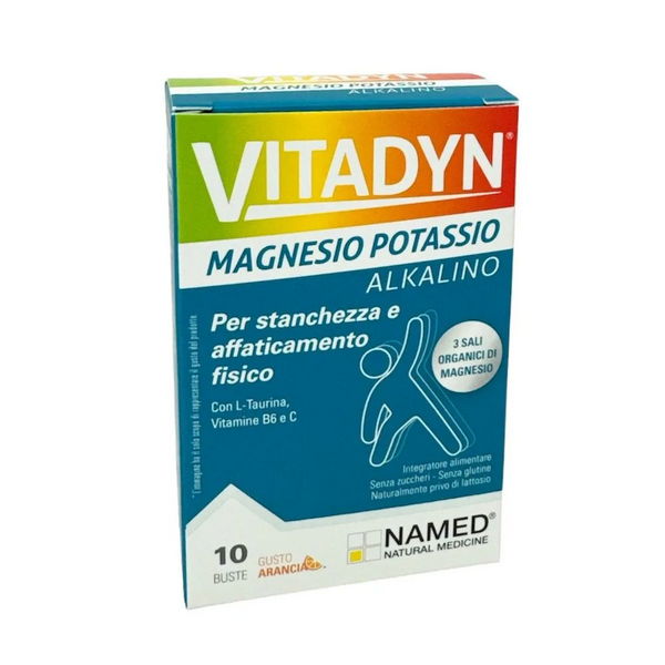 Named Vitadyn Magnesio Potassio Alkalino 10 Buste - Immagine 3