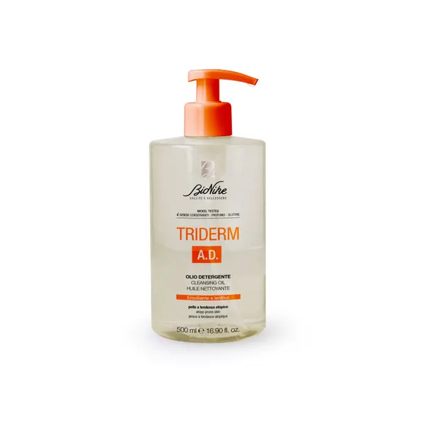 Bionike Triderm AD - Olio Detergente Per Pelle A Tendenza Atopica 500 ml - Immagine 3