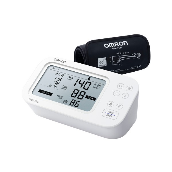 Omron Verde/Arancione | M6 Comfort Hem-7321-E, Misuratore Di Pressione Arteriosa Da Braccio Con Rilevamento Delle Aritmie | 1 Unità - Immagine 7