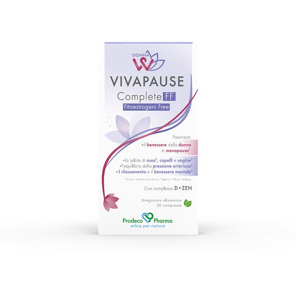 Donnaw Vivapause Integratore Alimentare Menopausa 30 Compresse Vegano Senza Glutine - DONNA W - Immagine 3