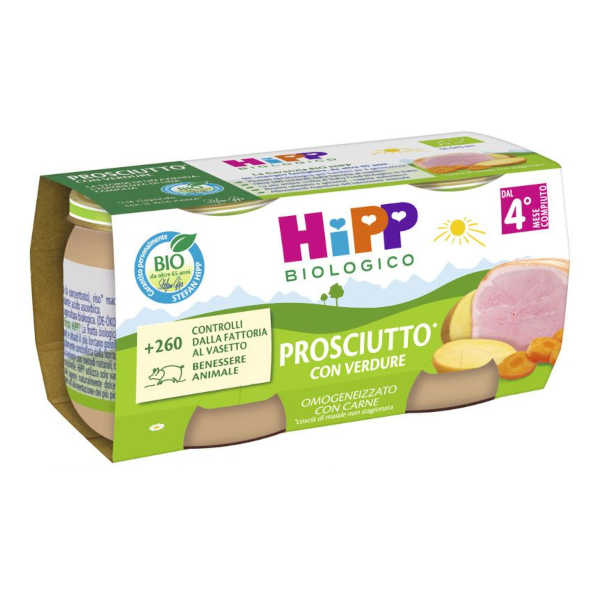 Hipp Omogenizzato Prosciutto Con Verdure 160 G Pappa - Immagine 5