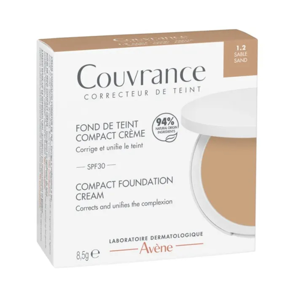 Avene Avène Couvrance Fondotinta Compatto In Crema Tonalitá 1.2 Sabbia 1 Pz Make Up - Immagine 9