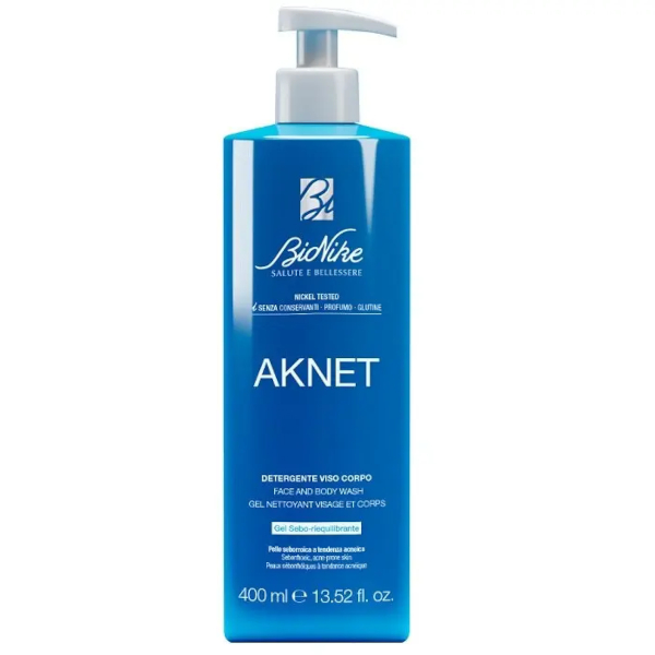 Bionike Aknet Detergente Viso Corpo Purificante E Seboregolatore 400Ml - Immagine 5
