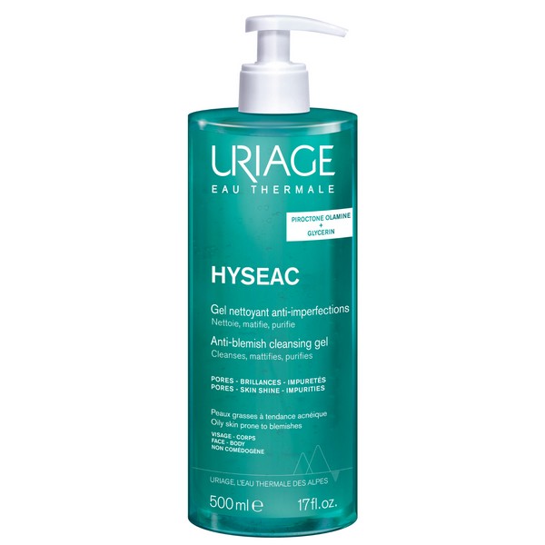 Uriage Hyseac Gel Detergente Purificante Pelle Mista O Grassa Peaux Mixtes A Grasses 500Ml - Immagine 10