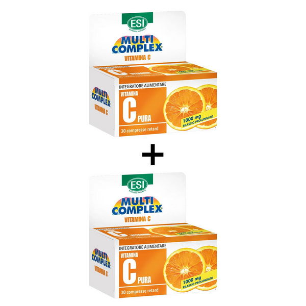 Esi Vitamina C Pura 1000Mg Retard Integratore Di Vitamina C 30+30 Compresse - Immagine 7