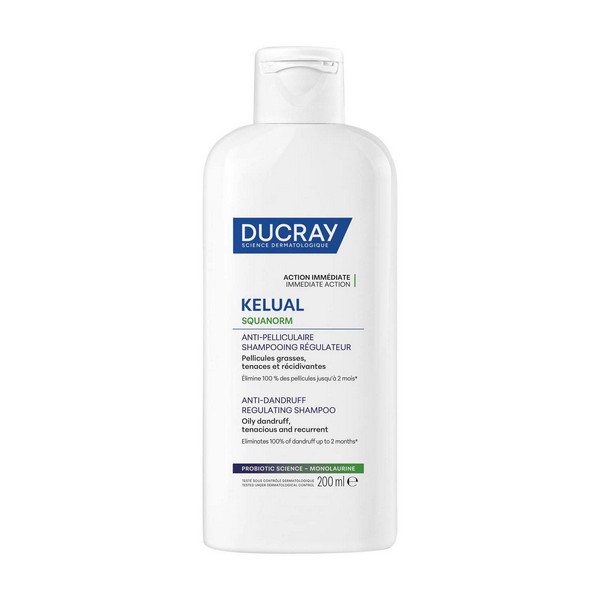 Ducray Kelual Squanorm Shampoo Per Forfora Da Capelli Grassi 200 Ml - Immagine 9