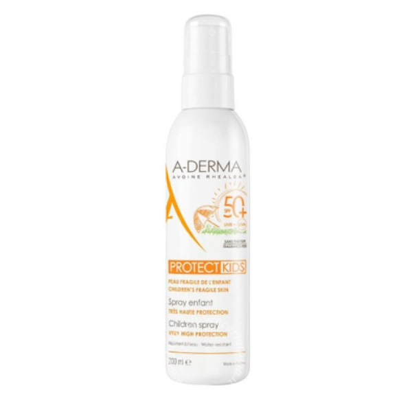 Aderma Crema Solare bambini Spf50+ Protect Kids Protezione Molto alta Spray 200 ml - Immagine 7