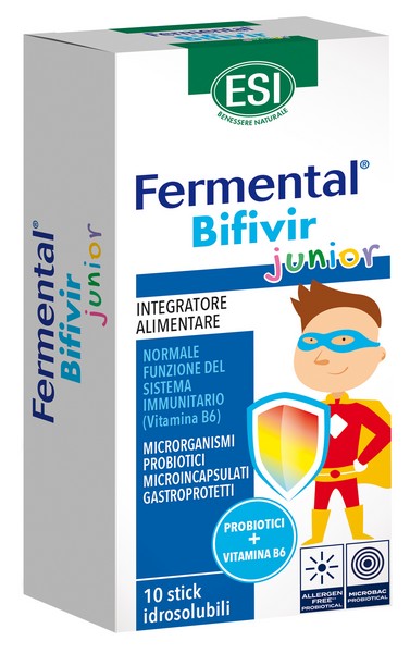 Esi Srl Integratore Esi Fermental Bifivir Junior Fermenti, 10 Stick - Immagine 3