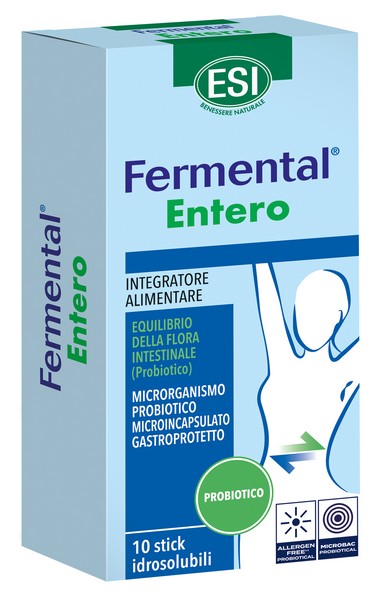 Esi Srl Esi Fermental Entero - Integratore Alimentare Per Il Benessere Della Flora Intestinale - Gusto Vaniglia - 10 Stick Idrosolubili - Immagine 4