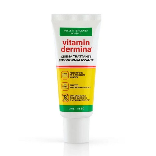 Vitamindermina Sebo Crema Trattante Sebonormalizzante per Pelle Acneica 40ml - IST.GANASSINI SpA - Immagine 5