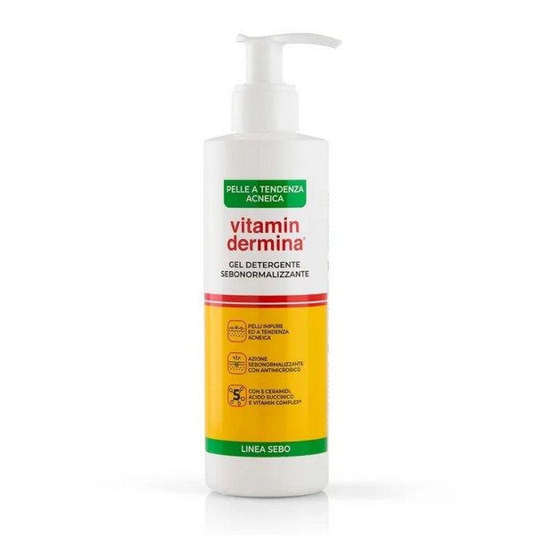Vitamindermina Sebo Gel Detergente Sebonormalizzante 240 Ml - Immagine 5