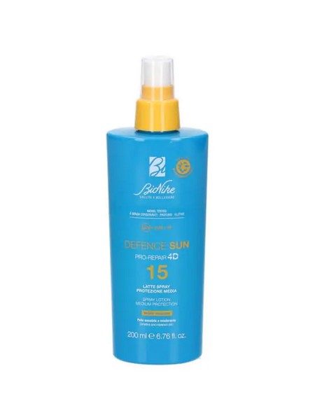 Bionike Defence Sun Spf 15 Latte Spray Protezione Solare 200 Ml - Immagine 3