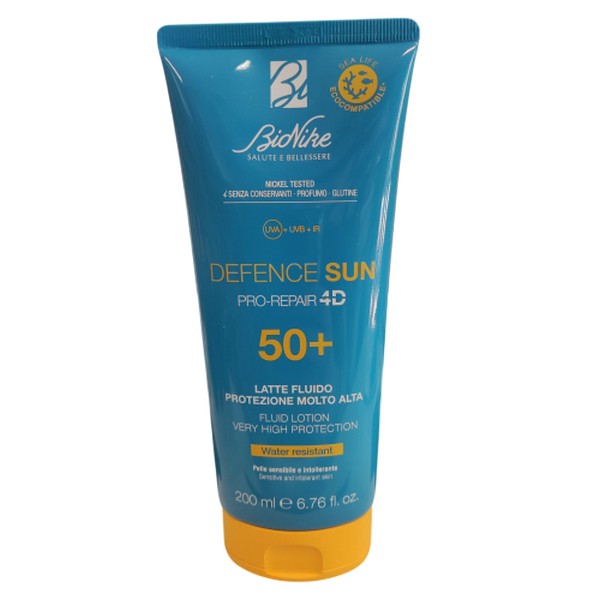 I.c.i.m. (Bionike) Internation Bionike Defence Sun Latte Fluido Spf50+ - Protezione Solare Molto Alta - 200 Ml - Immagine 4