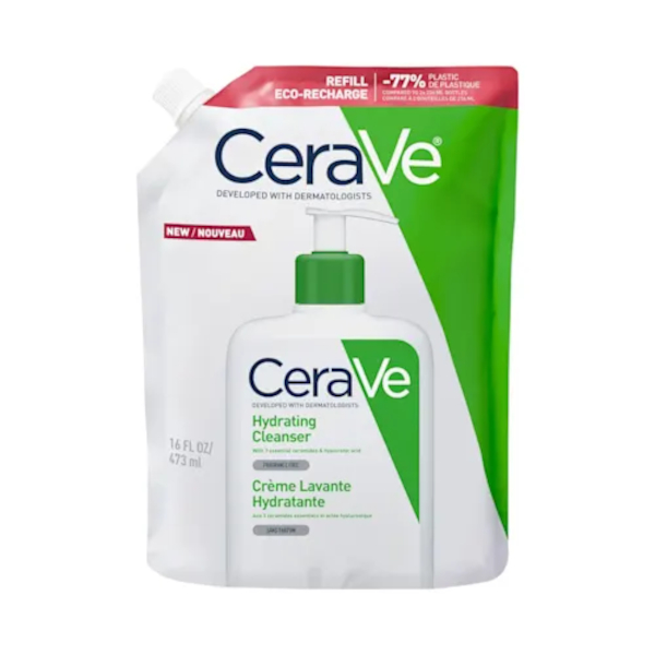 Cerave Crema | Ricarica Di Detergente Idratante Detergente Viso & Detergente Corpo Per Pelli Da Normali A Secche | 473Ml - Immagine 4