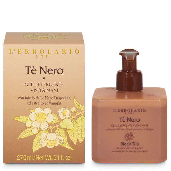 L'Erbolario tè Nero Detergente viso e mani 270 ml - Immagine 6