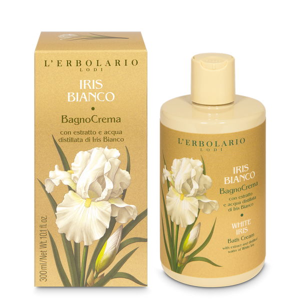 L ERBOLARIO Iris Bianco - Bagnocrema Delicato Idratante per Pelli Sensibili 300 ml - Immagine 5