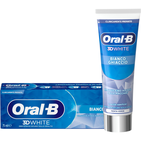 Procter & Gamble Bianco - Oralb 3Dw Ghiaccio Dentifricio 75 Ml - Immagine 6