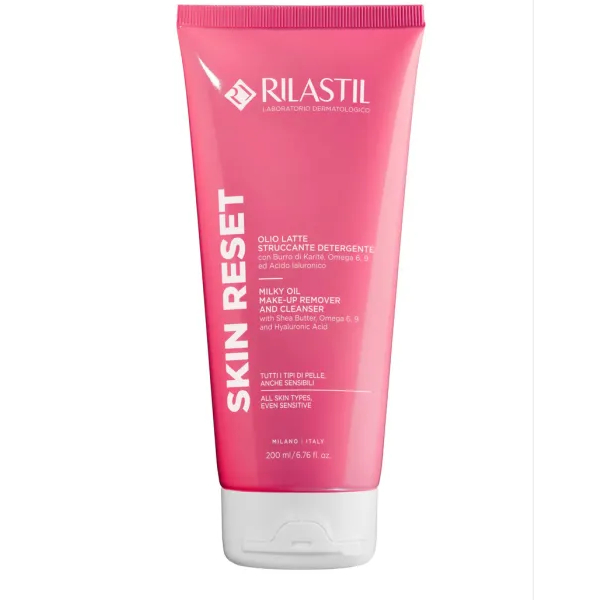 Rilastil Skin Reset Olio Detergente con Burro di Karitè e Acido Ialuronico 200 ml - Rilastil - Immagine 3