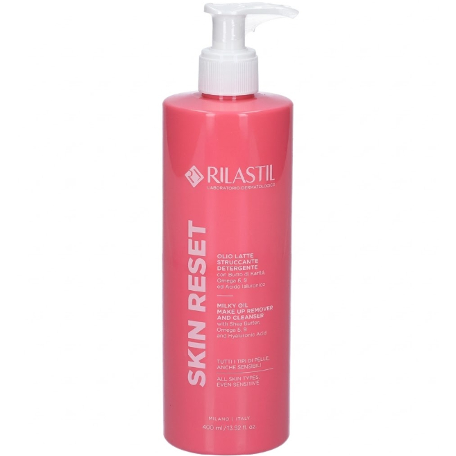 Rilastil Skin Reset - Olio Latte Struccante Detergente 400 ml - Immagine 6