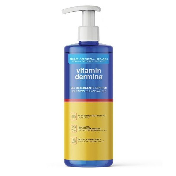 Vitamindermina Vitamin Dermina Vd Gel Detergente Lenitivo 1000 Ml Detergente Bambino - Immagine 3