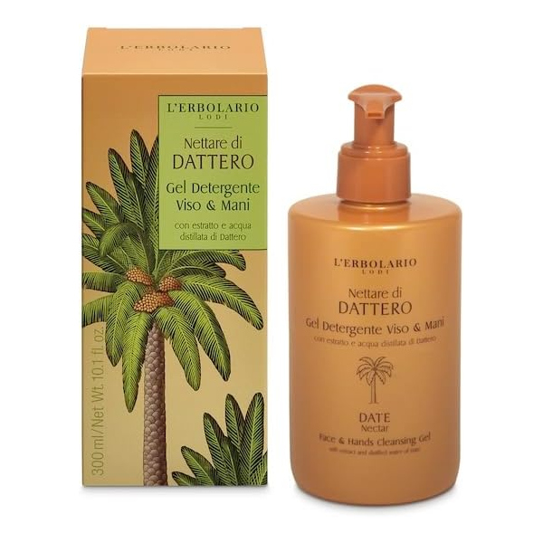 L'Erbolario Nettare Di Dattero Gel Detergente Viso & Mani 300ml