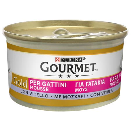 Gourmet Mousse Per Gatti Vitello Multipack | Purinashop 85 G - Immagine 3
