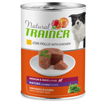 NATURAL TRAINER PATE' CON POLLO MEDIUM MAX MATURE 400 GR. - Immagine 3
