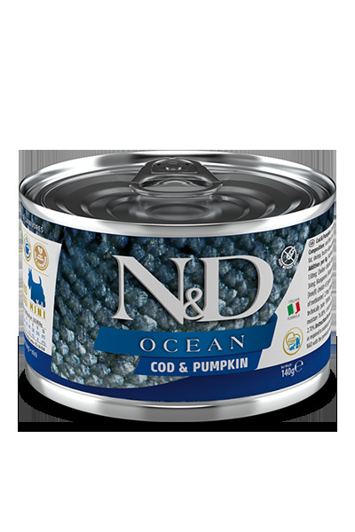 N&D DOG OCEAN COD&PUMP 140G
