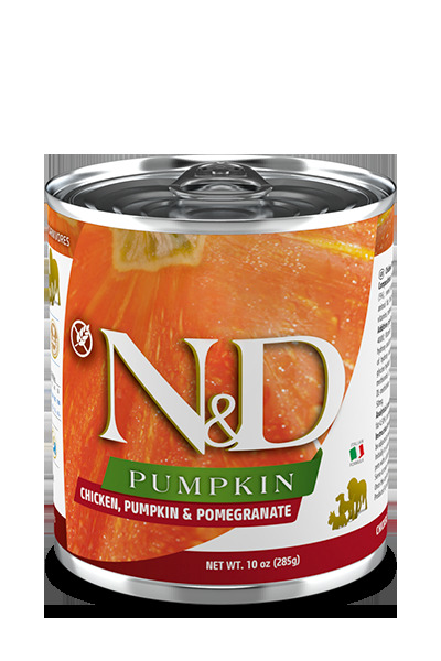 N&D DOG CHICK&PUMP&POMEGR 285G