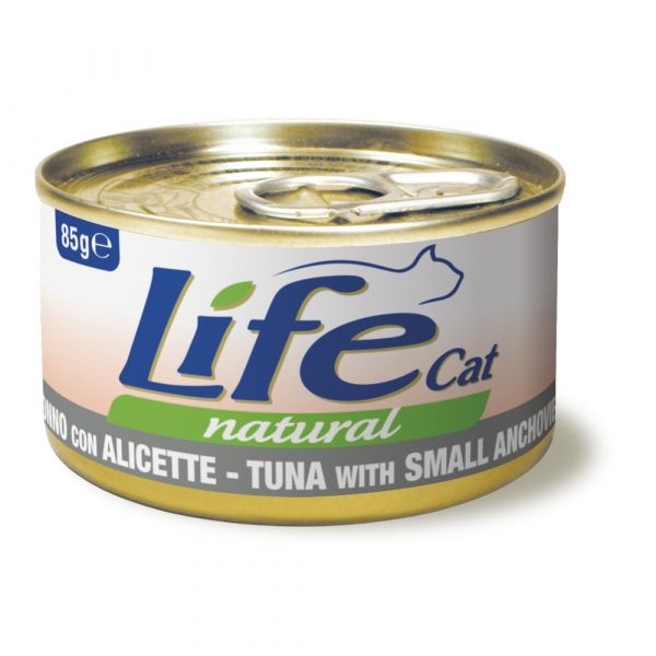 Life Natural Cat - TONNO CON ALICETTE 85g - Immagine 5