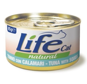 Life Cat Natural Adult 6 x 85 g - Tonno con Calamari - Immagine 4
