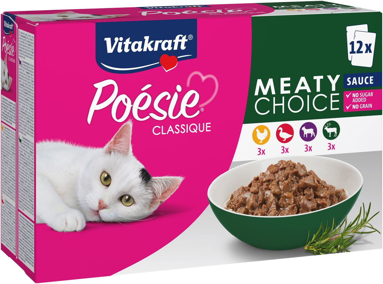 VITAKRAFT POE MEATYSAUCE12X85G