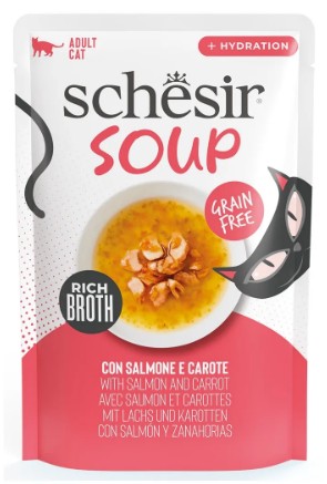 SCHESIR CAT SOUP SALMONE CAROT